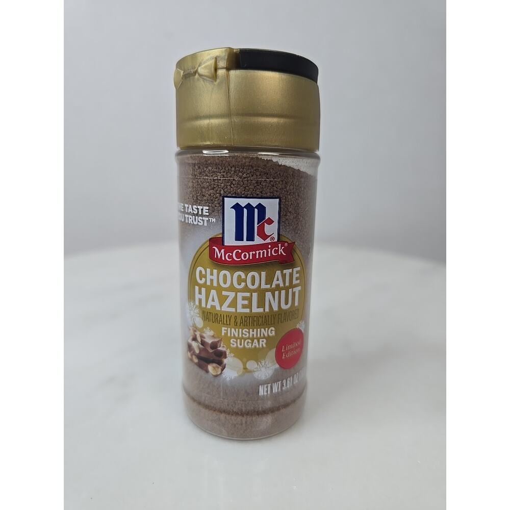 McCormick Holiday Finishing Sugar Chocolate Hazelnut